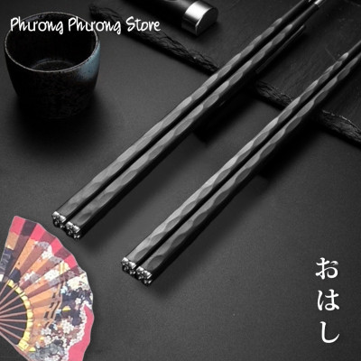 COMBO SÉT 5 ĐÔI ĐŨA HOA ANH ĐÀO KHẢM VÀNG KHẢM BẠC CHẤT LIỆU SỢI THỦY TINH CHỊU NHIỆT CAO CẤP