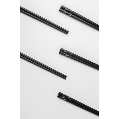 Hộp 10 đôi đũa cẩm xoắn PHUSANG được làm từ gỗ tự nhiên không chất bảo quản dùng trong nhà hàng khách sạn và bàn ăn và xào nấu