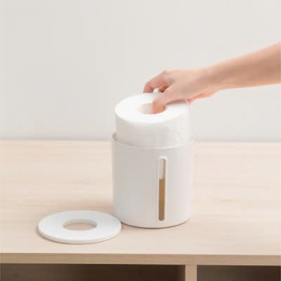 Hộp khăn giấy vuông,Tròn, chữ nhật sano inochi màu trắng sang trọng