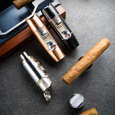 Vỏ Hột Quẹt Bật Lửa Khò Gas 1 Tia Cực Mạnh Lubinski YJA -10022 Thiết Kế Đẹp Độc Lạ Đa Năng - Giao Màu Ngẫu Nhiên