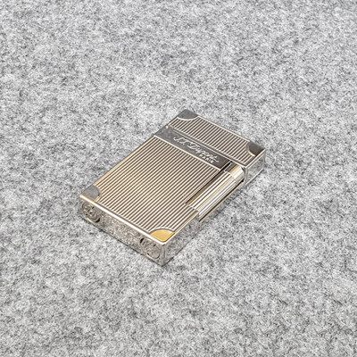 Vỏ Hột Quẹt Bật Lửa ga đá Upon D75T kẻ sọc đứng khuyết bốn góc