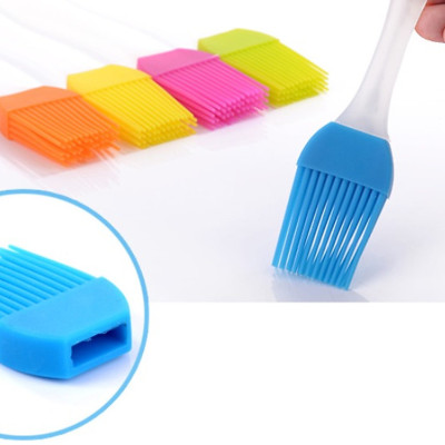 Combo 2 Cây Cọ Silicon Cán Trong Quét Dầu, Bơ, Kem Trang Trí Bánh (ngẫu nhiên)- Hàng Loại 1