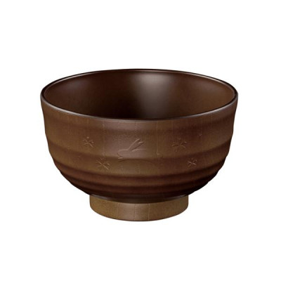 Bát nhựa vân gỗ thỏ mộng Yume Usagi