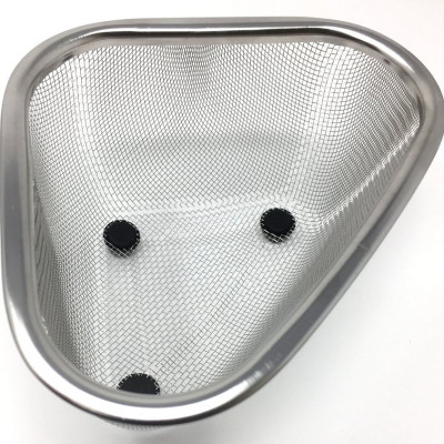 Rổ inox tam giác có chân đế chống trượt Echo Metal - Hàng nội địa Nhật Bản