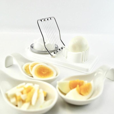 Combo dụng cụ cắt & tạo hình trứng Echo Metal + nạo sợ củ quả lưỡi inox cao cấp - nội địa Nhật Bản