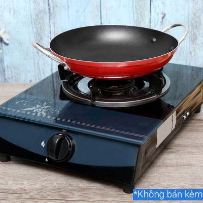 Chảo nhôm chống dính lòng sâu 24cm Rainy - Hàng Chính Hãng 