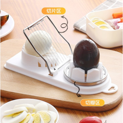 Combo dụng cụ cắt & tạo hình trứng Echo Metal + nạo sợ củ quả lưỡi inox cao cấp - nội địa Nhật Bản