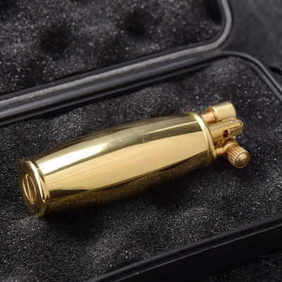 Vỏ Hột Quẹt Bật Lửa Xăng Đá Đồng Mini Z64 Thiết Kế Đẹp Độc Lạ Màu Vàng Sang Trọng - Dùng Xăng Bấc Đá Cao Cấp