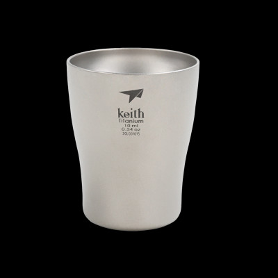 Bộ cốc uống rượu Titanium Wine Cup 10ml KEITH Ti9304 10ml (Bộ 2 chiếc)