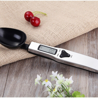 Cân tiểu ly điện tử thìa (muỗng) 500g/0.01g (Tặng kèm miếng thép đa năng 11in1)