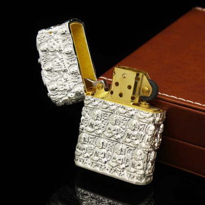 Vỏ Hột Quẹt Bật Lửa Xăng Đá Zorro Z91167 Họa Tiết Hình Tượng Phật 3D
