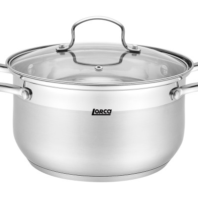 Bộ Nồi 7 Món LORCA TA 5018 TITANIUM Chính Hãng - Đun Trên Mọi Loại Bếp Cao Cấp, Bền Bỉ, Nhập Khẩu Chính Hãng