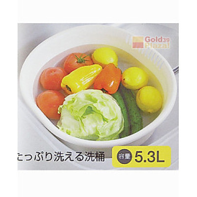 Chậu nhựa 5.3L màu trắng nội địa Nhật Bản