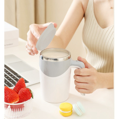 Cốc Khuấy Tự Động Pha Cafe, Sữa, Cốc Khuấy Tự Động 380ml Dùng Pin Lõi Inox 304 Không Rỉ Giữ Nhiệt Tốt - HÀNG CHÍNH HÃNG MINIIN