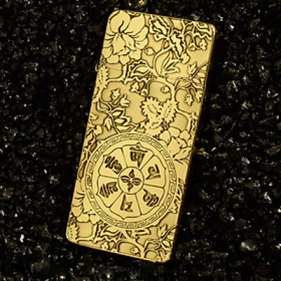 Vỏ Hột Quẹt Bật Lửa Xăng Đá Zorro ZC5-0038 Họa Tiết Hoa Mẫu Đơn Full 2 Mặt Cực Đẹp