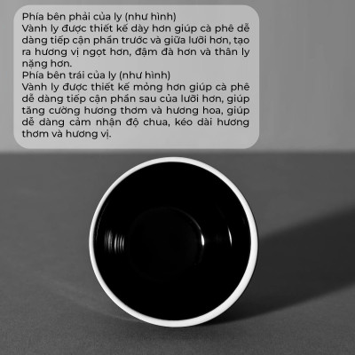 Ly sứ ORIGAMI Sensory Asymmetry Cup 220ml