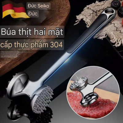 Búa Đập Thịt Dụng Cụ Nhà Bếp Bằng inox 304 búa dần thịt inox 304 liền khối cao cấp có 2 size