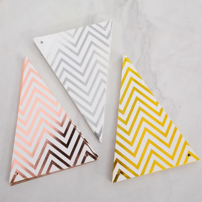 Dây Cờ Treo Tam Giác Ánh Kim Trang Trí Sinh Nhật