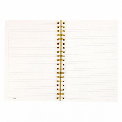 Vở kẻ ngang lò xo kép bìa nhựa 2 mặt KLONG B5 120 trang 100/76; MS: 581