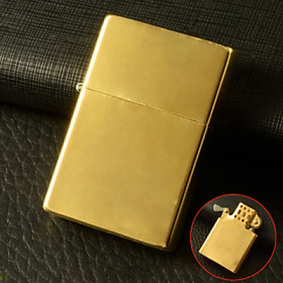 Vỏ Hột Quẹt Bật Lửa Xăng Đá Zorro ZC9 Họa Tiết Màu Trơn - Giao Màu Ngẫu Nhiên