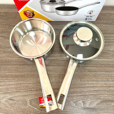 Bộ Nồi Chảo Inox 3 Lớp Liền Khối Kalpen Baby BB14 size 14cm