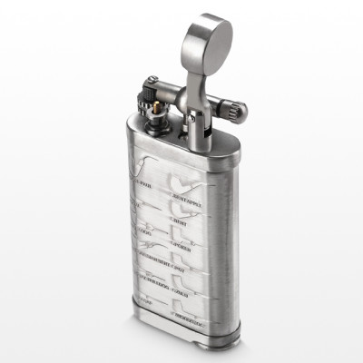 Vỏ Hột Quẹt Bật Lửa Gas Đá Jifeng JF-003B Châm T.ẩ.u Lửa Ngang Tiện Lợi Họa Tiết Độc Đáo Kiểu Dáng Nhỏ Gọn - Màu Vàng