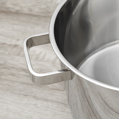 Bộ nồi và chảo chống dính vân đá inox 304 cao cấp Fivestar Plus 5 món nắp kính , tặng 1 vá canh