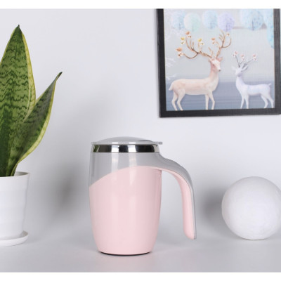 Cốc Khuấy Tự Động Pha Cafe, Sữa, Cốc Khuấy Tự Động 380ml Dùng Pin Lõi Inox 304 Không Rỉ Giữ Nhiệt Tốt - HÀNG CHÍNH HÃNG MINIIN