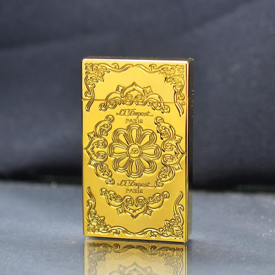 Vỏ Hột Quẹt Bật Lửa Upon Xăng Đá 1 Lỗ Khắc Chìm Hoa Văn Cổ Điển DX27