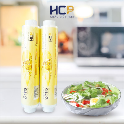 Lõi Màng Bọc Thực Phẩm PE SATIS 30cm x 200m Không Chứa Chất Phụ Gia Gây Hại Sức Khỏe Dùng Được Cho Lò Vi Sóng