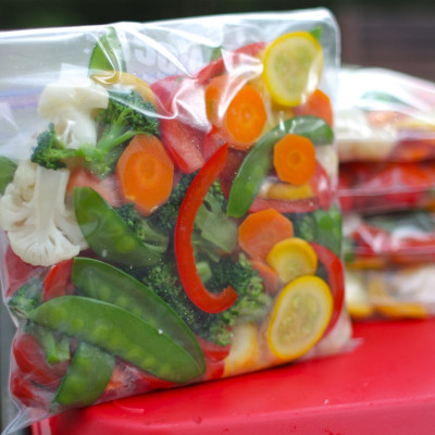 Set túi Zip bảo quản thực phẩm - Nội địa Nhật Bản