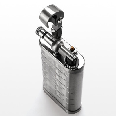 Vỏ Hột Quẹt Bật Lửa Gas Đá Jifeng JF-003B Châm T.ẩ.u Lửa Ngang Tiện Lợi Họa Tiết Độc Đáo Kiểu Dáng Nhỏ Gọn - Màu Vàng