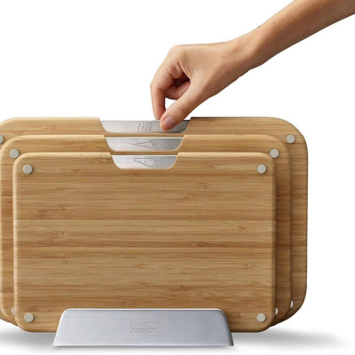 Bộ 3 Thớt Tre Kháng Khuẩn Joseph Joseph Nest Boards Bamboo 60236 Hàng chính hãng