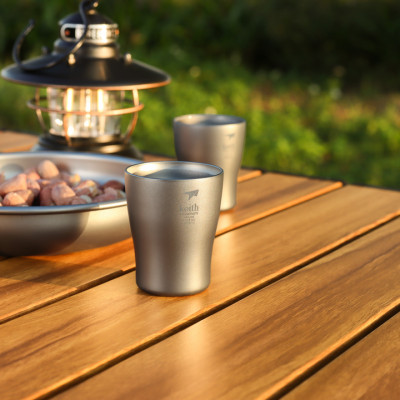 Bộ cốc uống rượu Titanium Wine Cup 10ml KEITH Ti9304 10ml (Bộ 2 chiếc)