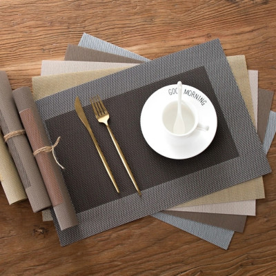 Set 2 Tấm lót bàn ăn nâu - 30x45cm