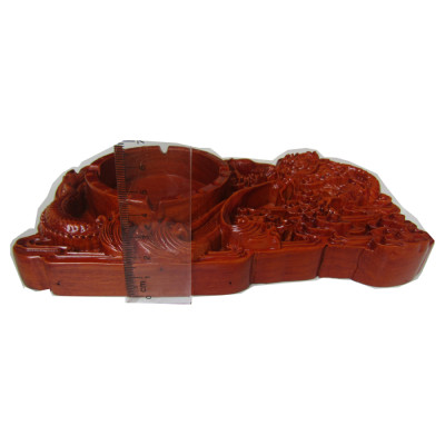 Gạt Tàn Nguyên Khối TOKDODO Gỗ Tự Nhiên Siêu Dày