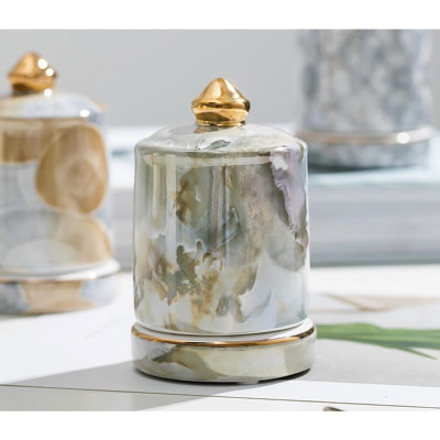 LỌ ĐỰNG TĂM BẰNG SỨ XƯƠNG CAO CẤP VÂN ĐÁ TỰ NHIÊN SANG TRỌNG