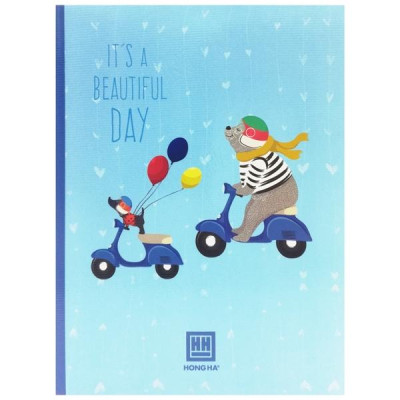 Combo 5 Vở Class Dreaming Bear - 4 Ly Ngang 96 Trang ĐL 70g/m2 - Hồng Hà (Mẫu Màu Giao Ngẫu Nhiên)