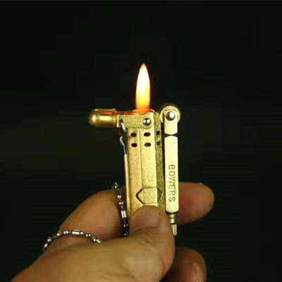 Vỏ Hột Quẹt Bật Lửa Xăng Đá JiFeng JF027 Thiết Kế Nhỏ Gọn Độc Lạ - Dùng Xăng Bấc Đá Cao Cấp
