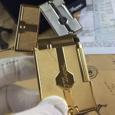 Vỏ Hột Quẹt Bật Lửa Upon D45V Họa Tiết Ô Vuông Nhỏ Khắc Chữ S.t Upon - Dùng Ga Đá Cao Cấp