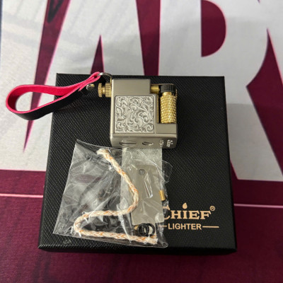 Vỏ hộp quẹt bật lửa xăng đá CF-715 có móc treo chìa khóa 