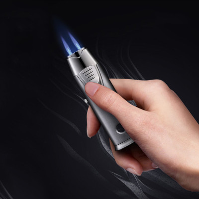 Vỏ Hột Quẹt Bật Lửa Khò 2 Tia Jobon 980 Thiết Kế Nhỏ Gọn Độc Lạ Lửa Khò Mạnh Mẽ - Dùng Gas Cao Cấp