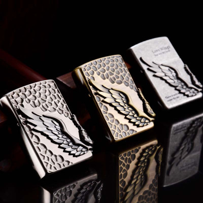 Vỏ Hột Quẹt Bật Lửa Xăng Đá Zorro Z9837 Họa Tiết emblem gõ búa - Dùng Xăng Bấc Đá Cao Cấp