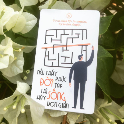 Bộ 52 Bookmark Ý Nghĩa - Fususu Card Blue từ #53 tới #104 - Tuyển Tập Các Câu Nói Hay Tạo Động Lực Mạnh - Danh Ngôn Hay Truyền Cảm Hứng Sống - Đựng Trong Hòm Kho Báu Sáng Tạo Dễ Thương