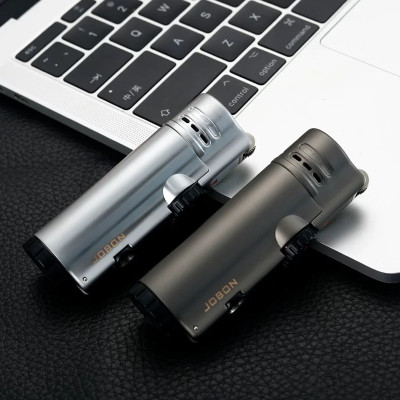 Vỏ Hột Quẹt Bật Lửa Gas Đá Jobon ZB-321 Khò 4 Tia Cực Mạnh Kèm Đục - Nhiều Màu