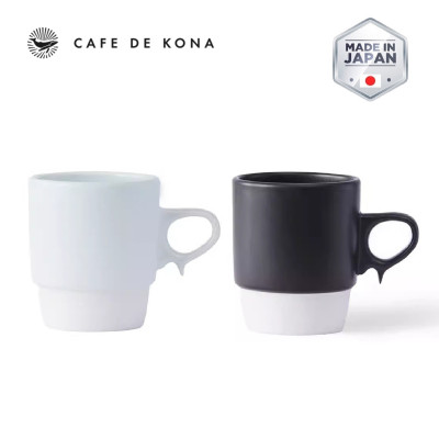 Ly sứ mug Hasami Nhật uống cà phê trà 280ml CAFE DE KONA