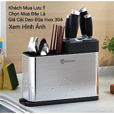 GIÁ CẮM CÀI DAO ĐŨA MUỖNG THÌA  VÀ GIÁ KỆ ĐỂ MUỖNG ĐŨA THÌA INOX 304 CAO CẤP ( KHÁCH MUA LỰA CHỌN ĐÚNG MÔ TẢ NHÁ )