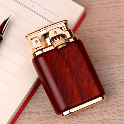 Vỏ Hột Quẹt Bật Lửa Xăng Đá Chief CF227M Ốp Gỗ Đánh Lửa Kiểu Mới Độc Lạ - Dùng Xăng Bấc Đá Cao Cấp