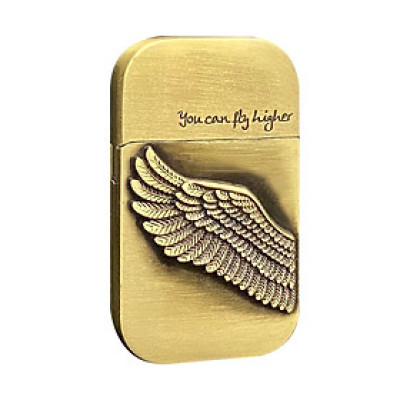 Vỏ Hột Quẹt Bật Lửa Xăng Đá HG05-C Họa Tiết Cánh Thiên Thần Độc Lạ - Nhiều màu
