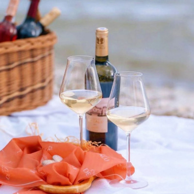 Set 6 ly vang trắng Chef & Sommelier Reveal’Up Soft 400ml hàng chính hãng